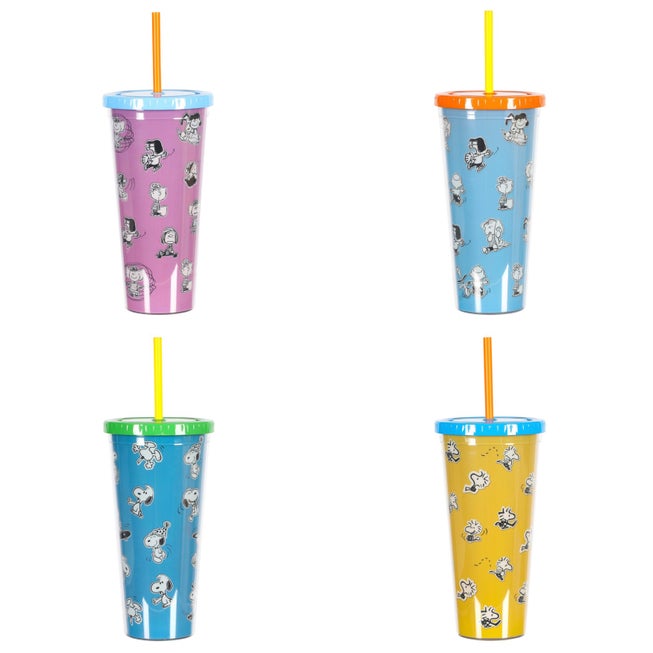 Set of 4 Snoopy and Pals Tumblers image number 2