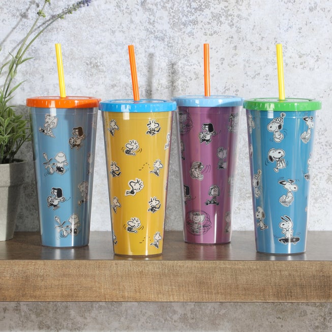 Set of 4 Snoopy and Pals Tumblers image number 0