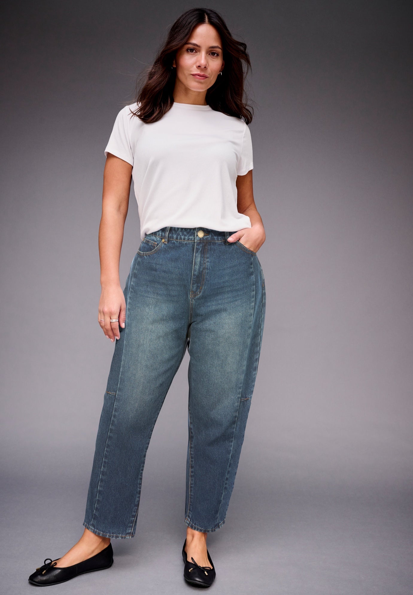 Barrel Leg Jean image number 0