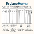  Secret Garden Window Panels, 2-Pc. Set image number null