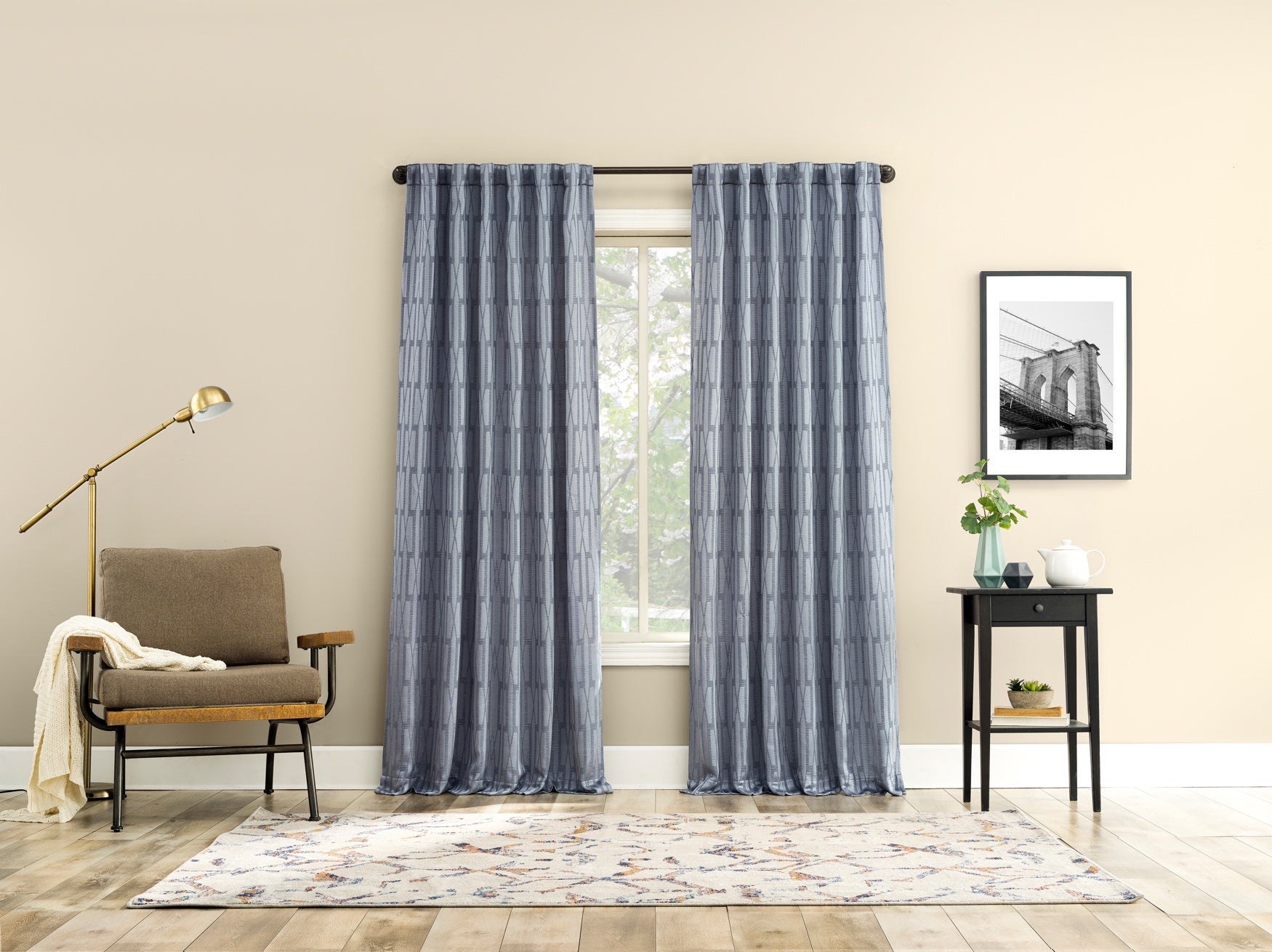 Douro Abstract Geo Window Panel  image number 0