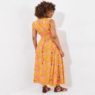 V-neck Ruffle Maxi Dress image number null