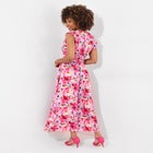 V-neck Ruffle Maxi Dress image number null