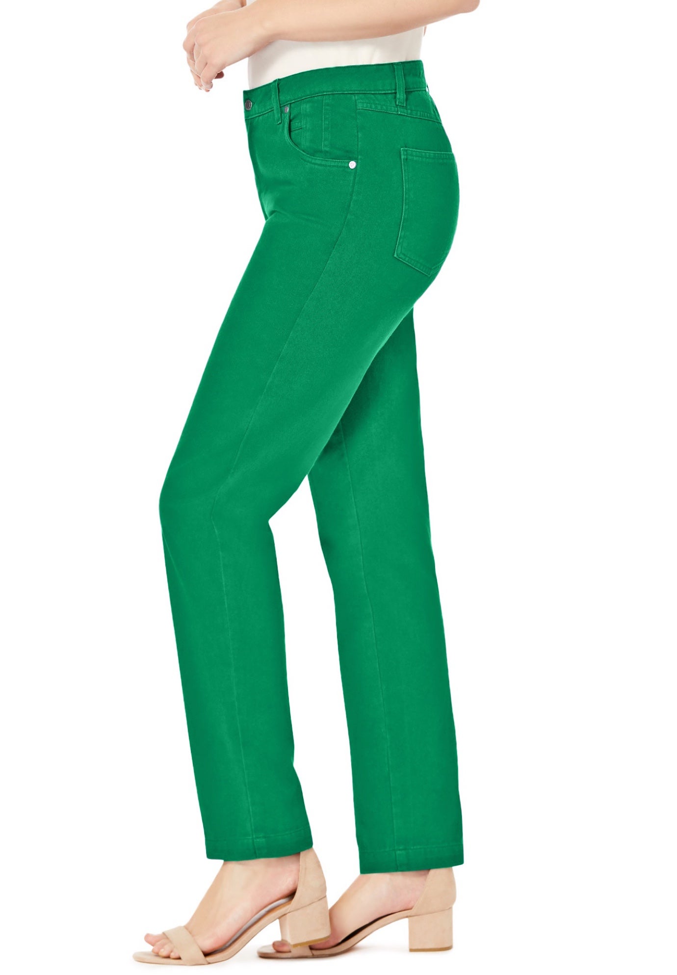 Classic Cotton Denim Straight-Leg Jean image number 1