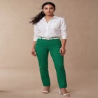 Classic Cotton Denim Straight-Leg Jean image number null