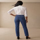 Classic Cotton Denim Straight-Leg Jean image number null