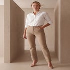 Classic Cotton Denim Straight-Leg Jean image number null