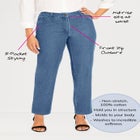 Classic Cotton Denim Straight-Leg Jean image number null