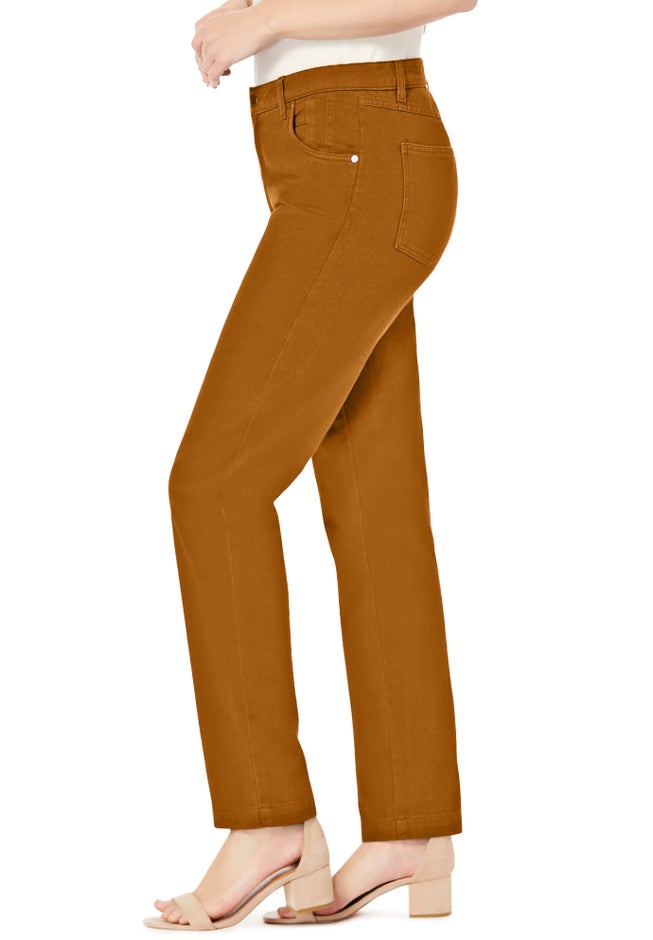 Classic Cotton Denim Straight-Leg Jean image number 2