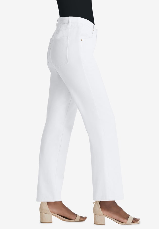 Classic Cotton Denim Straight-Leg Jean image number 2