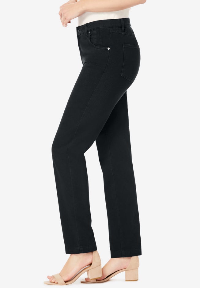 Classic Cotton Denim Straight-Leg Jean image number 2