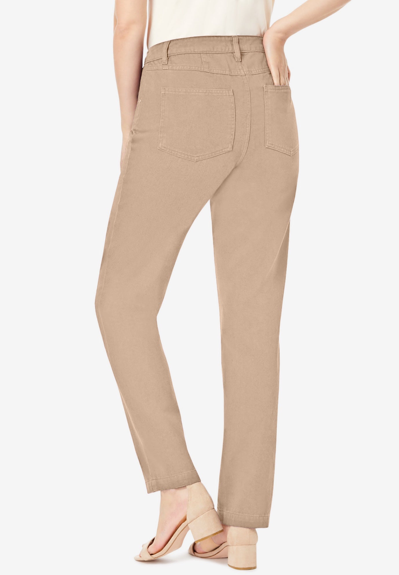 Classic Cotton Denim Straight-Leg Jean image number 1