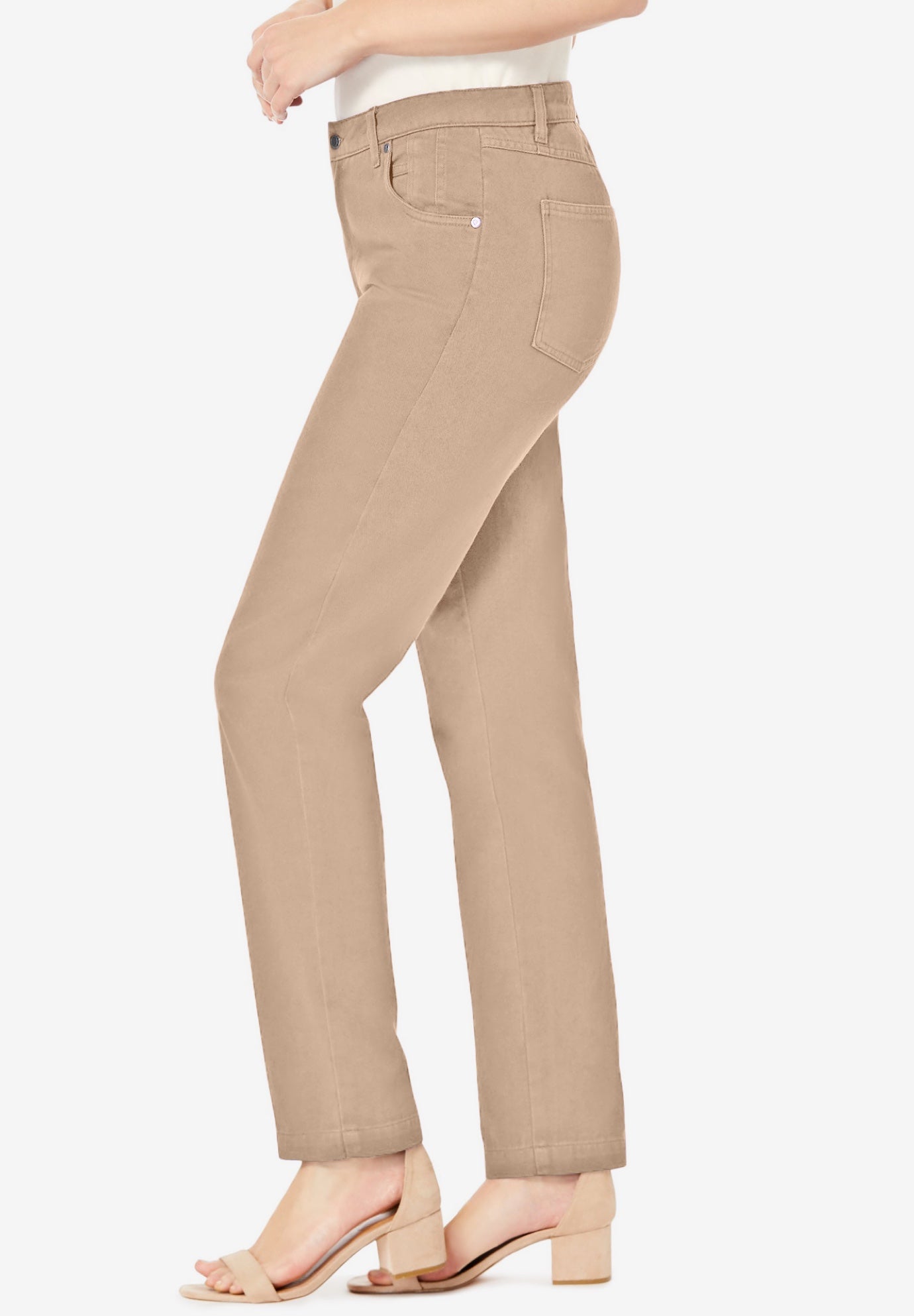 Classic Cotton Denim Straight-Leg Jean image number 2