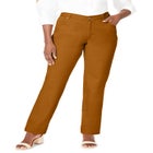 Classic Cotton Denim Straight-Leg Jean image number null