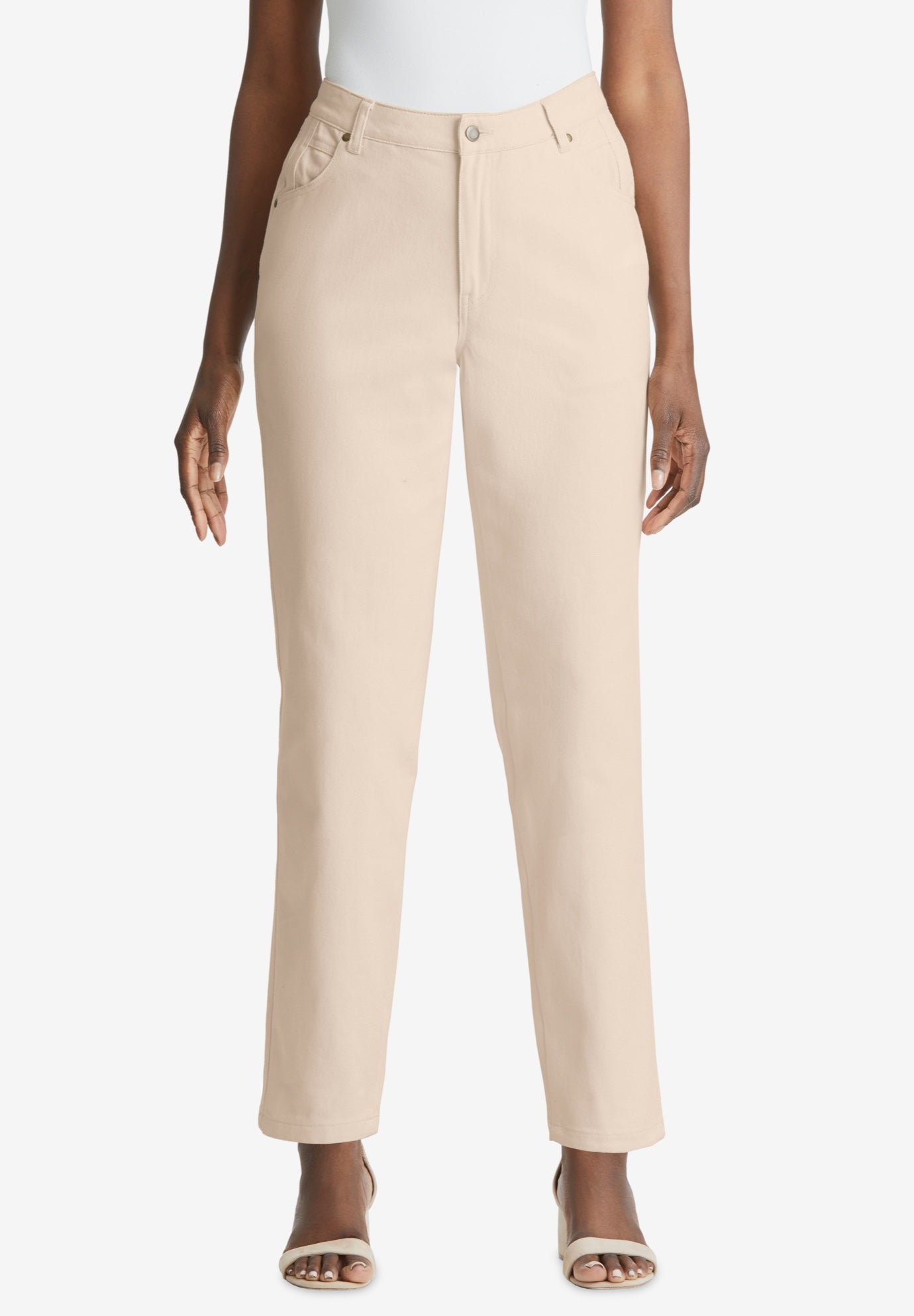 Classic Cotton Denim Straight-Leg Jean image number 0