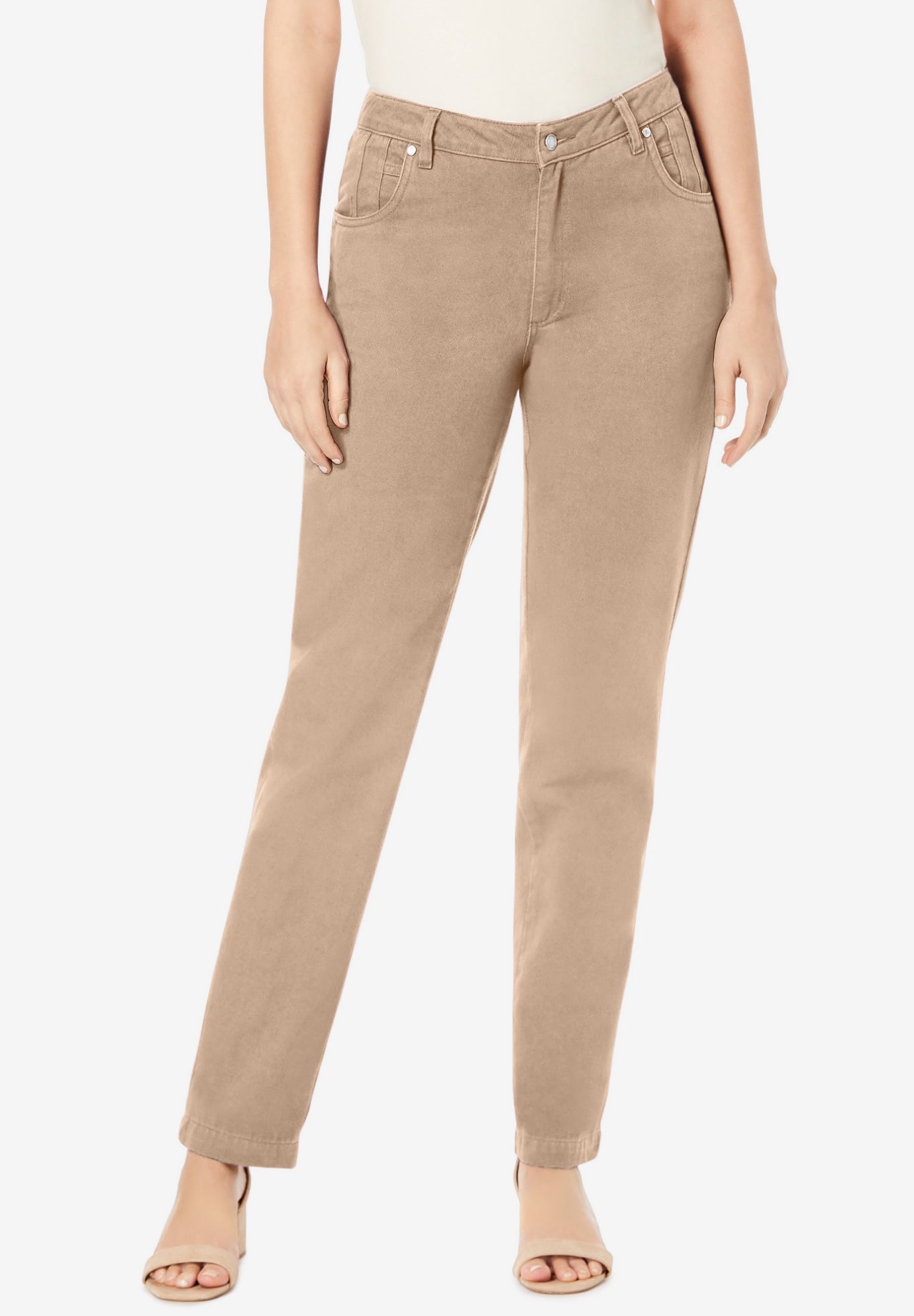 Classic Cotton Denim Straight-Leg Jean image number 0