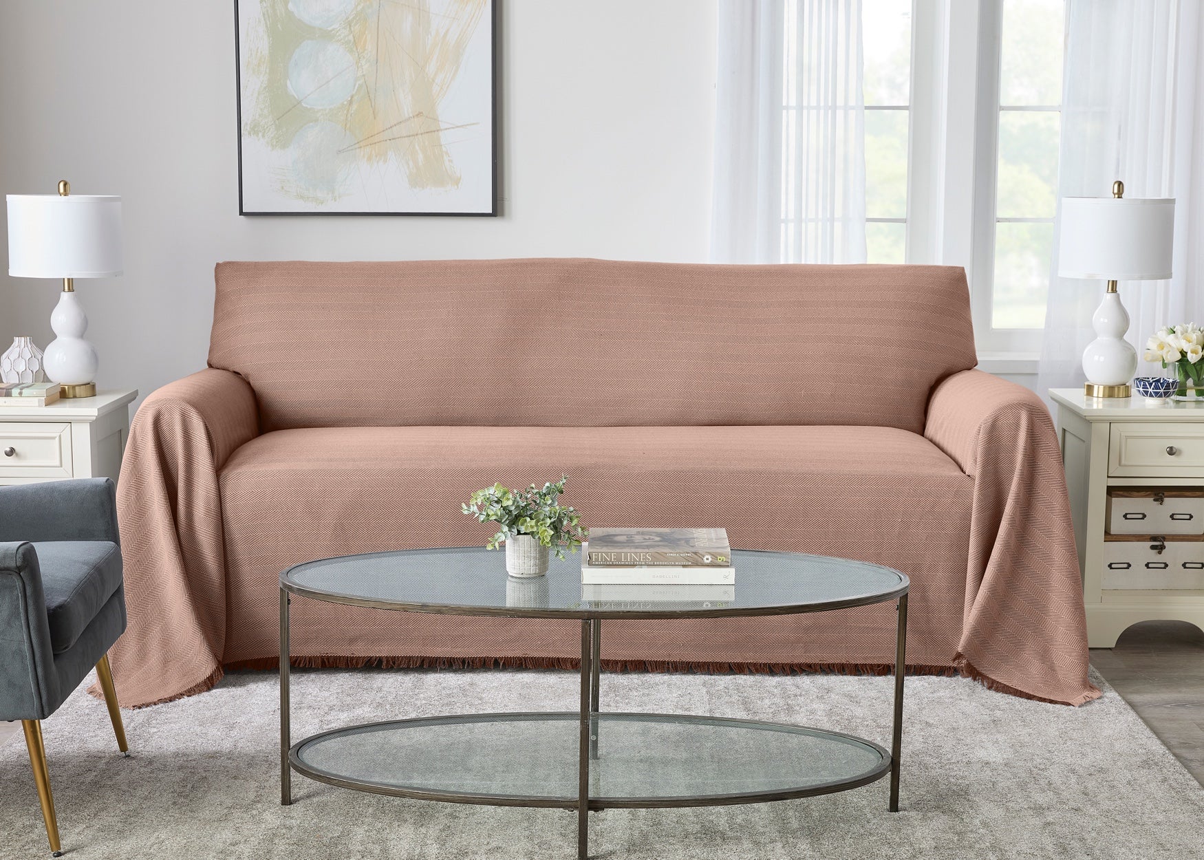 Tapestry Sofa Pet Protector image number 0