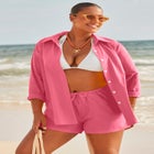 Cotton Beach Shirt Cover Up image number null