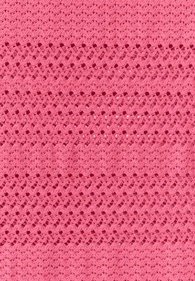 Scallop Crochet Cover Up Dress image number 3