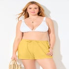 Cotton Tie-Front Cover Up Shorts image number null