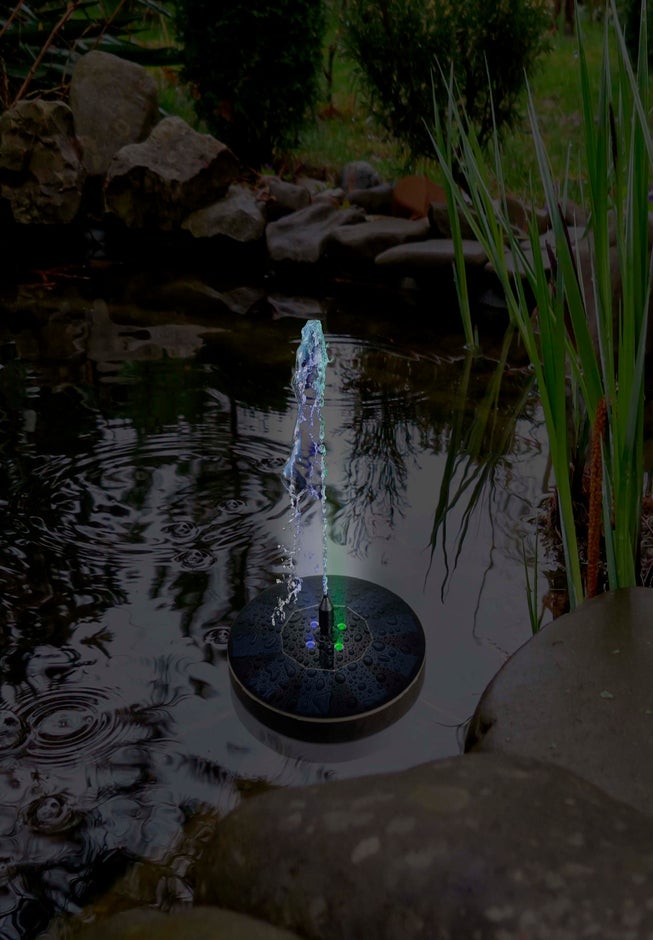 Solar Color-Changing Water Fountain image number 2