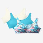 3-Pack Cotton Wireless Bra image number null
