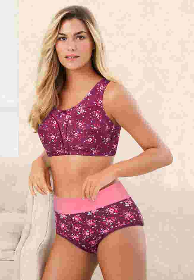 3-Pack Cotton Wireless Bra image number 3