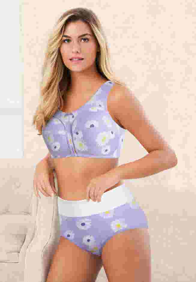 3-Pack Cotton Wireless Bra image number 3