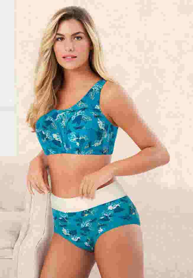 3-Pack Cotton Wireless Bra image number 3