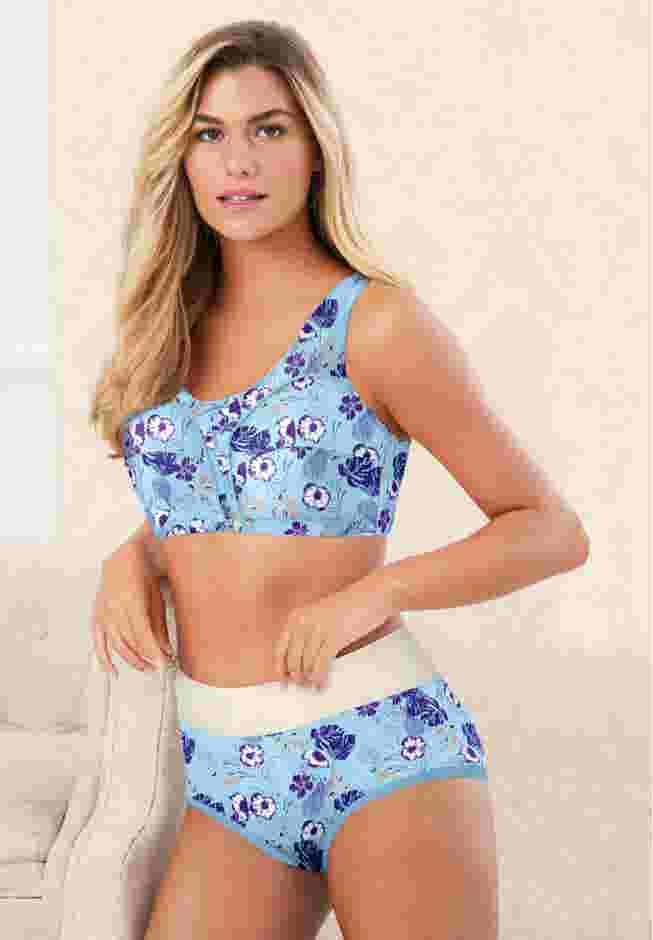 3-Pack Cotton Wireless Bra image number 3