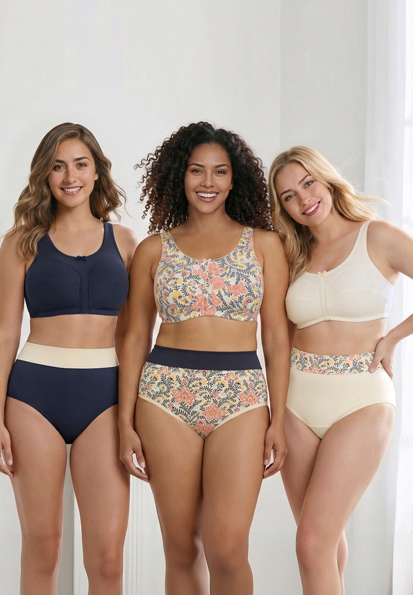 Full Coverage Stretch Cotton Color Block Brief 3-Pack image number 2