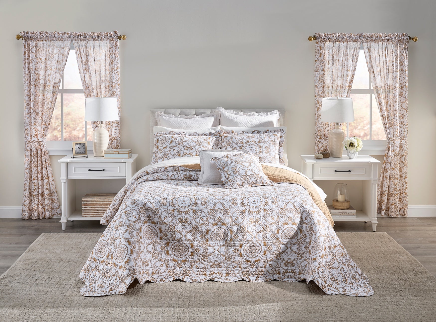 100% Cotton Florence Oversized Bedspread image number 0