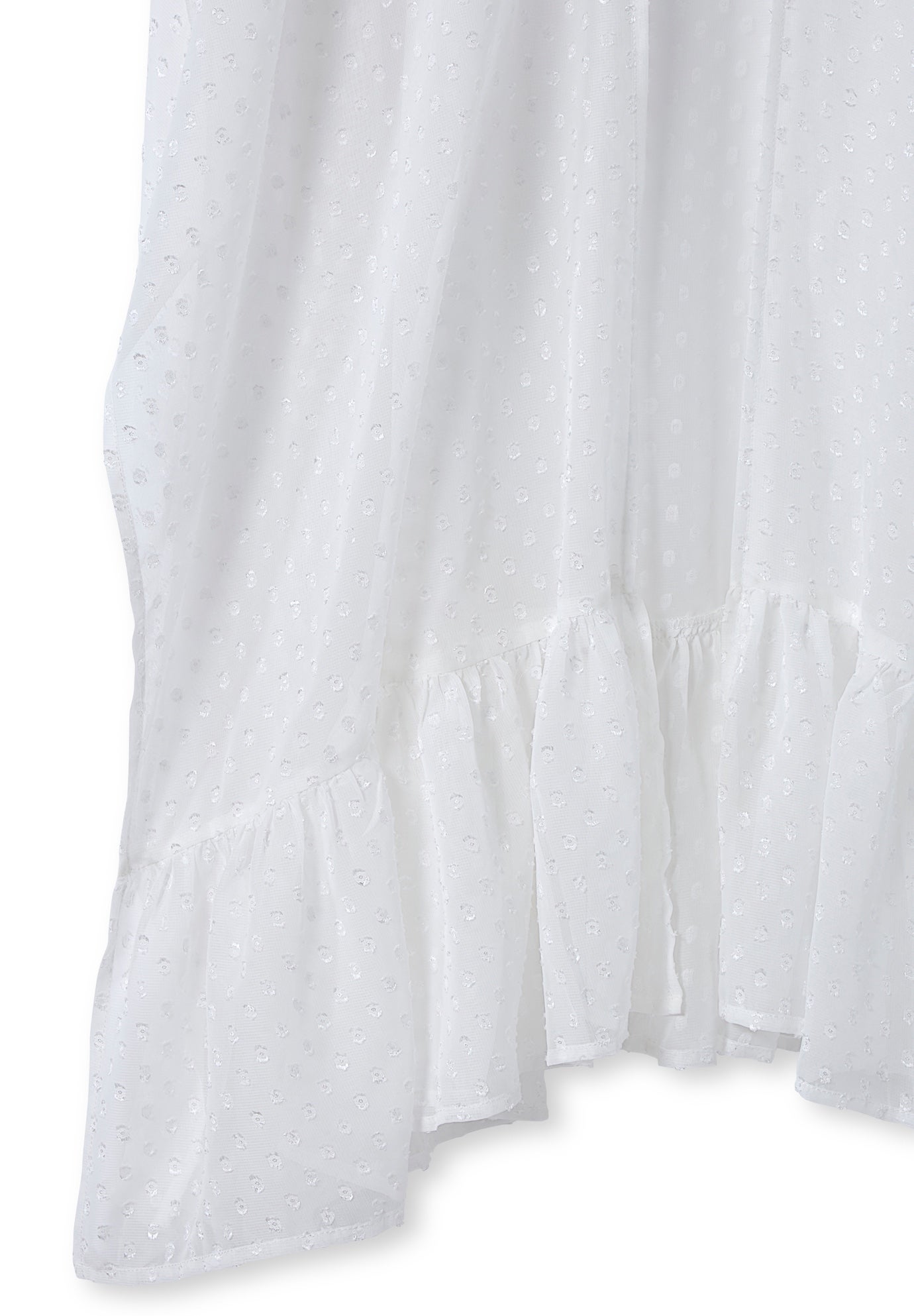 Swiss Dot Ruffle Shawl image number 1