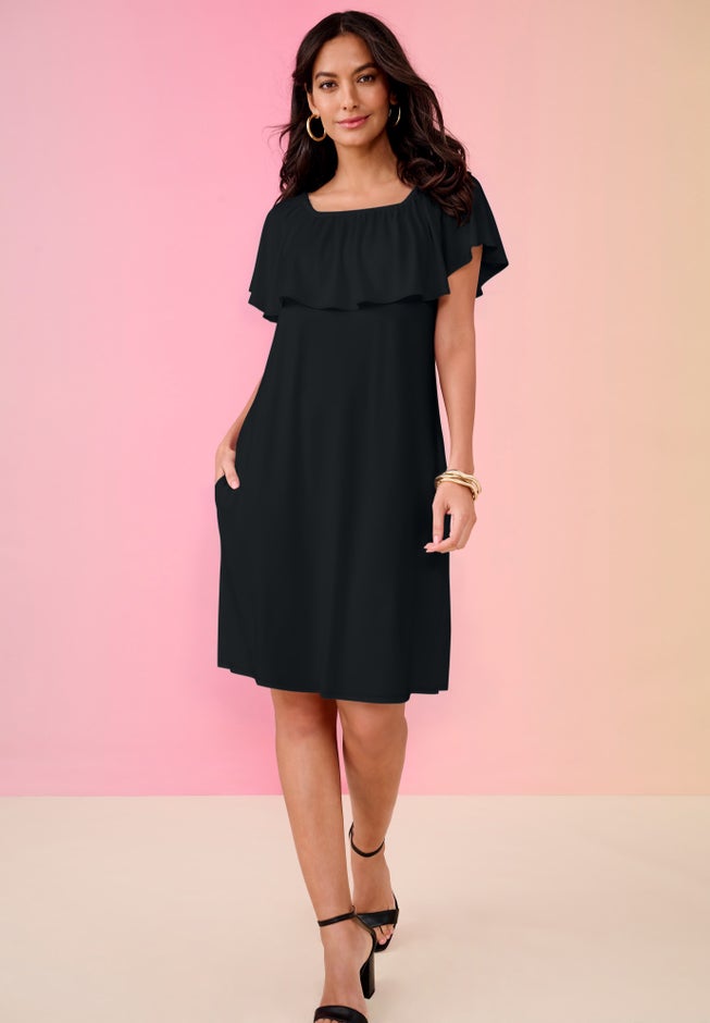 Convertible Flounce Dress image number 0