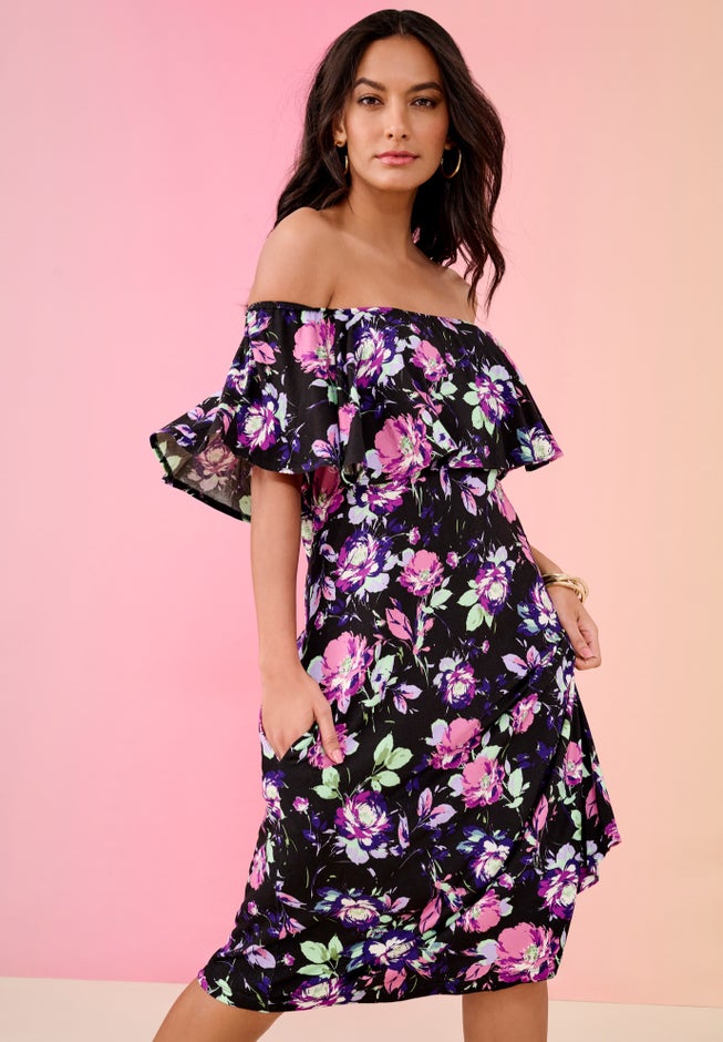 Convertible Flounce Dress image number 2