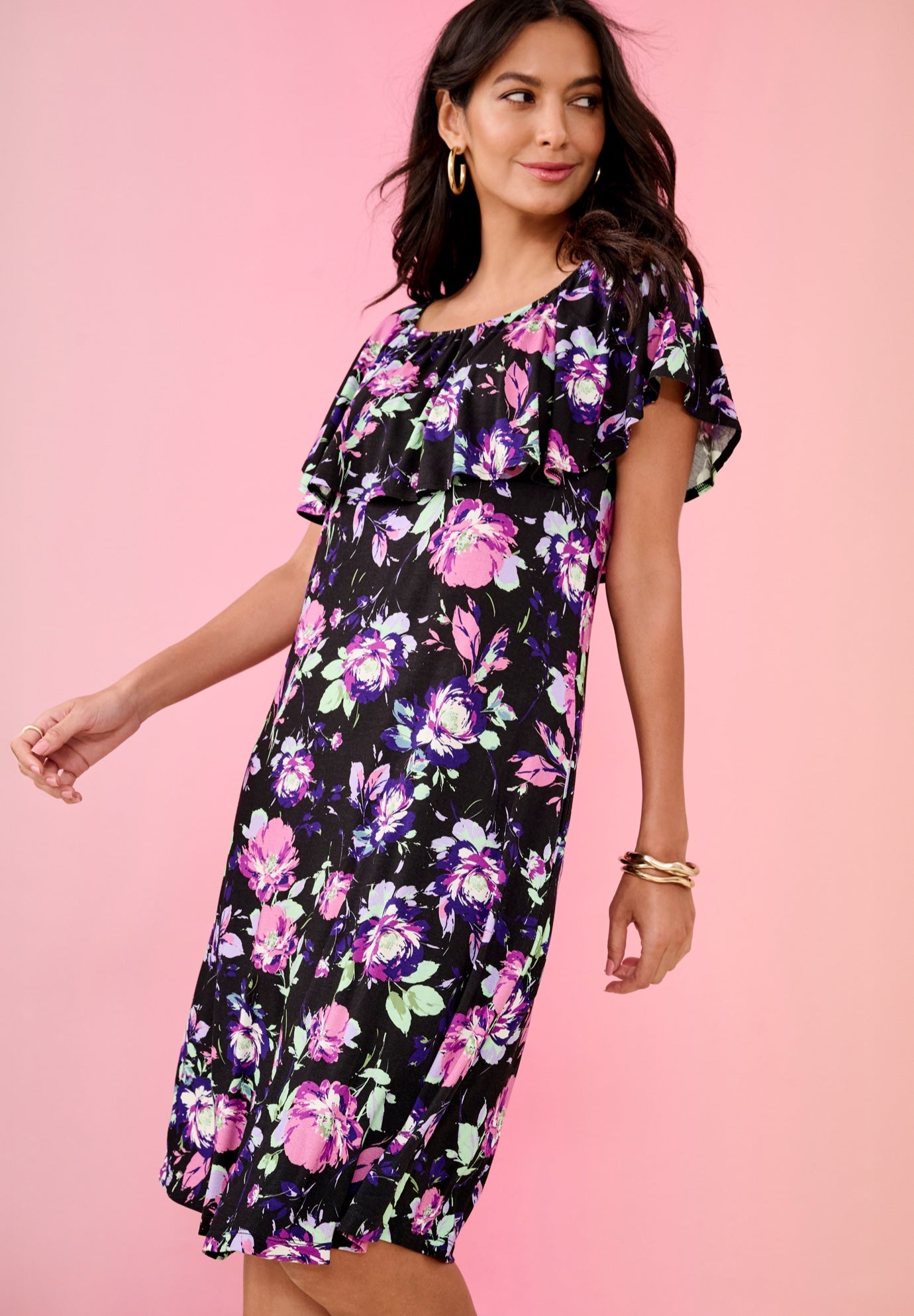 Convertible Flounce Dress image number 4