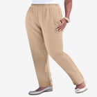 Plus Size Straight Leg Soft Knit Pull On Pant image number null