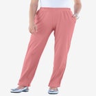 Plus Size Straight Leg Soft Knit Pull On Pant image number null