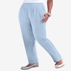 Plus Size Straight Leg Soft Knit Pull On Pant image number null