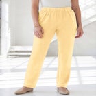 Plus Size Soft Knit Relaxed Pull-On Straight Leg Pant image number null