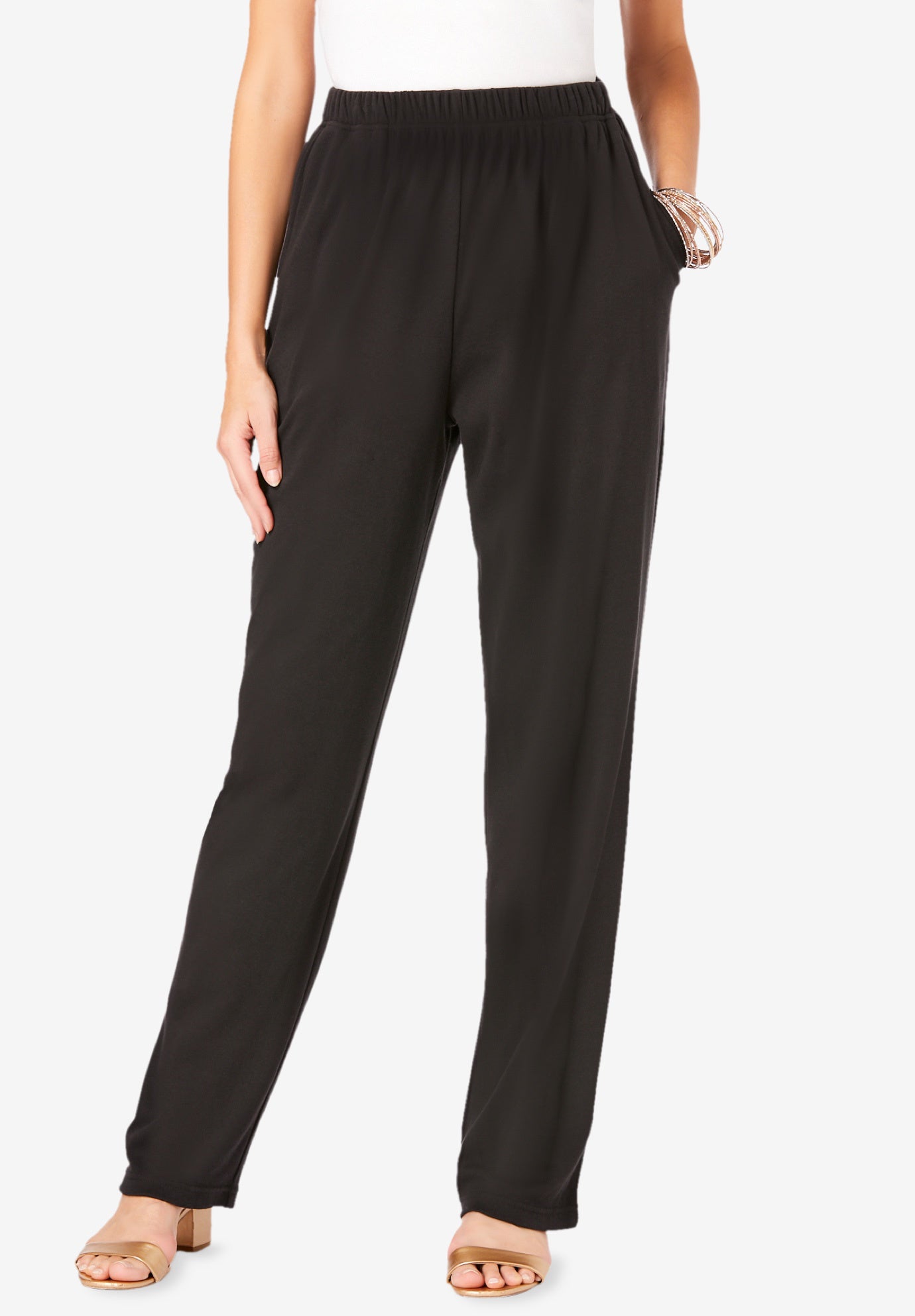 Luxury Knit Ribbed Pants - Black | Fashion Nova
