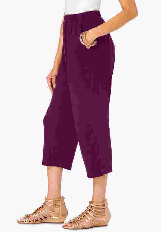 Soft Knit Capri Pant image number 2