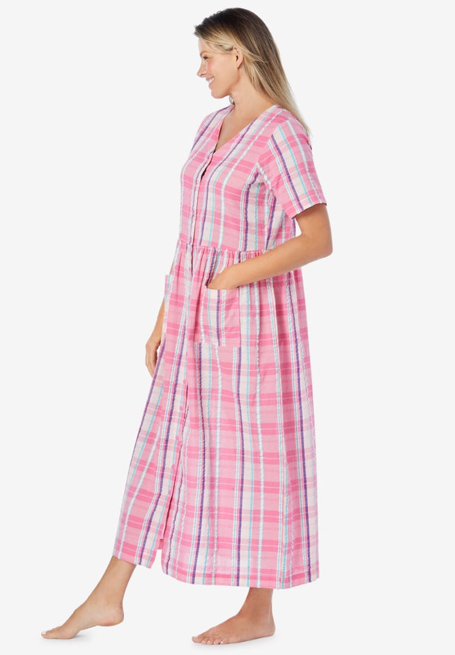 Long Seersucker Lounger image number 2