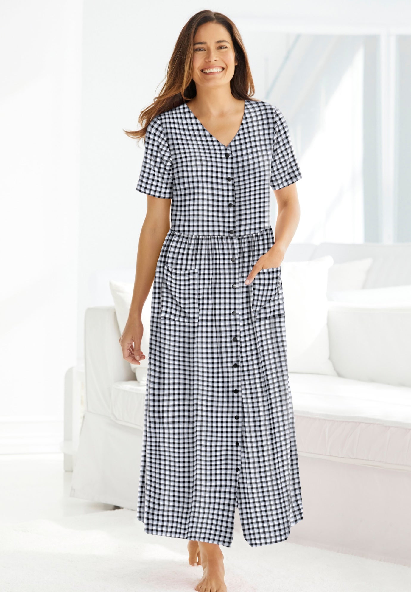 Long Seersucker Lounger image number 4