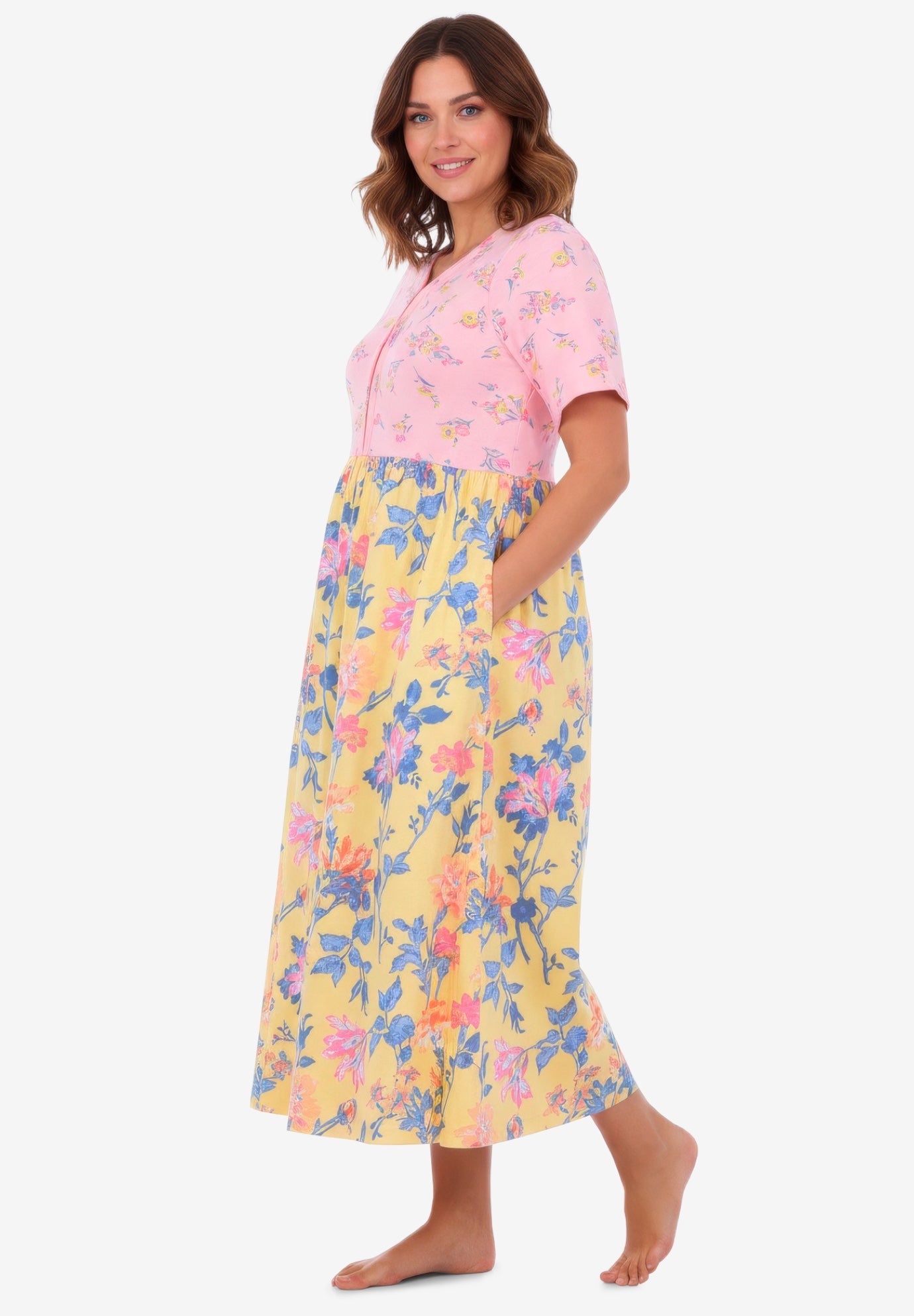 Mixed Print Knit Lounger image number 2