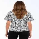 Stretch Crepe Tie Waist Top image number null