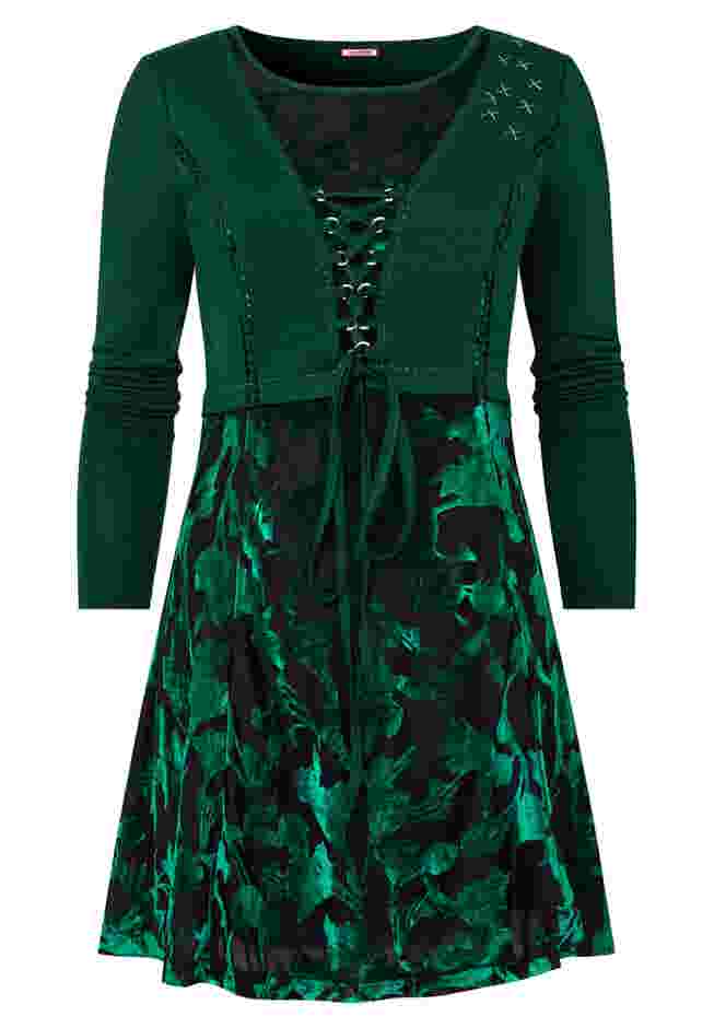 Burnout Velvet Shrug Tunic image number 1