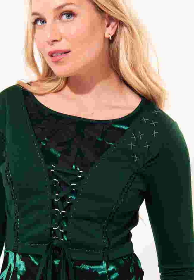 Burnout Velvet Shrug Tunic image number 3