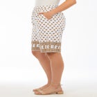Plus Size Linen-Blend Pull-On Elastic Waist Shorts image number null