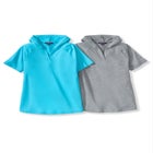 Plus Size Comfort+ Fleece V-Neck Hooded Sweatshirt image number null